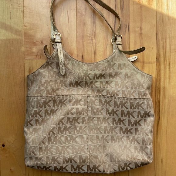 MK Jets en jacquard Michael Kors Logo bag - Picture 1 of 6